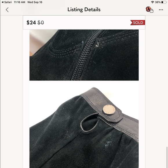 Michael Kors Suede  Slouch boots - Picture 6 of 15